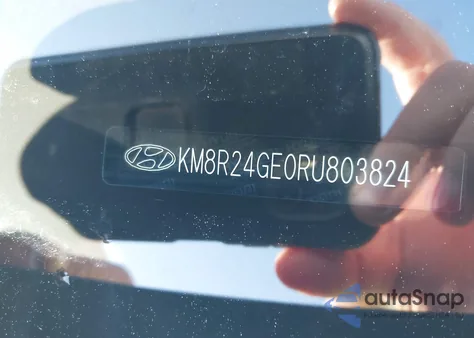 2024 Hyundai Palisade Sel from USA, damaged, VIN KM8R24GE0RU803824